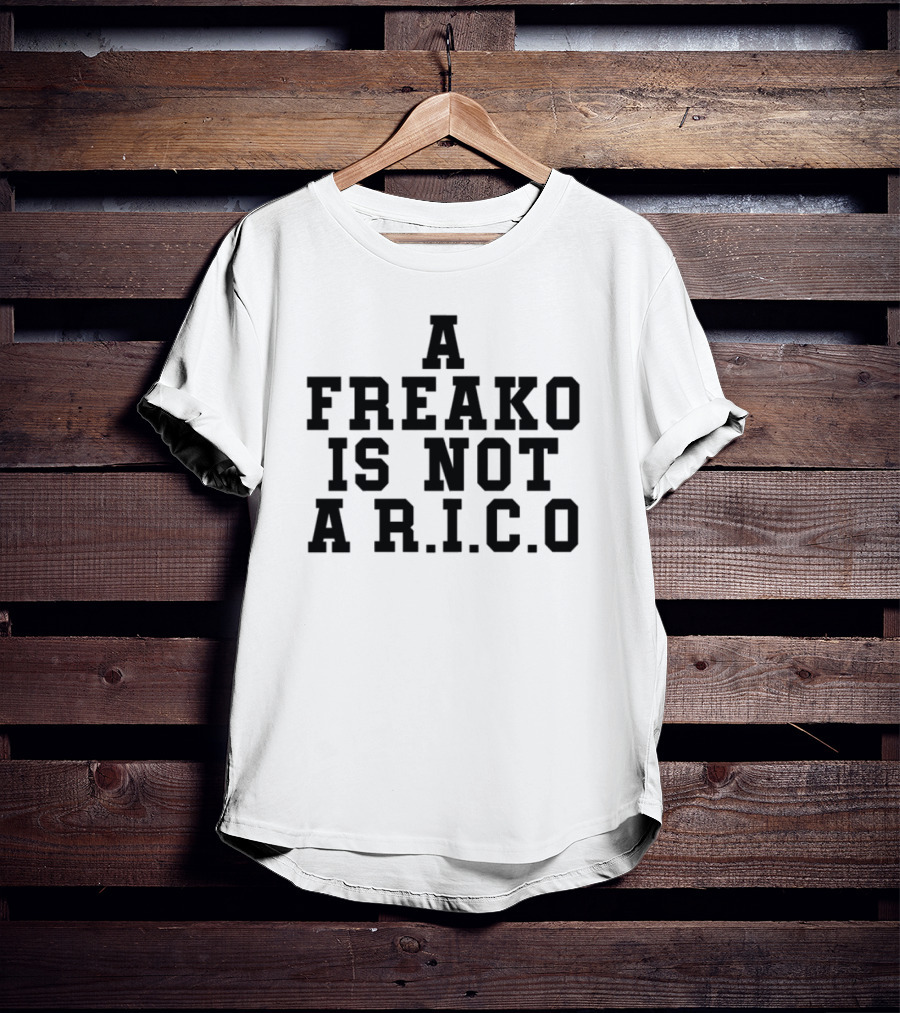 A Freako Is Not A Rico Fun Wordplay Humor T-Shirt