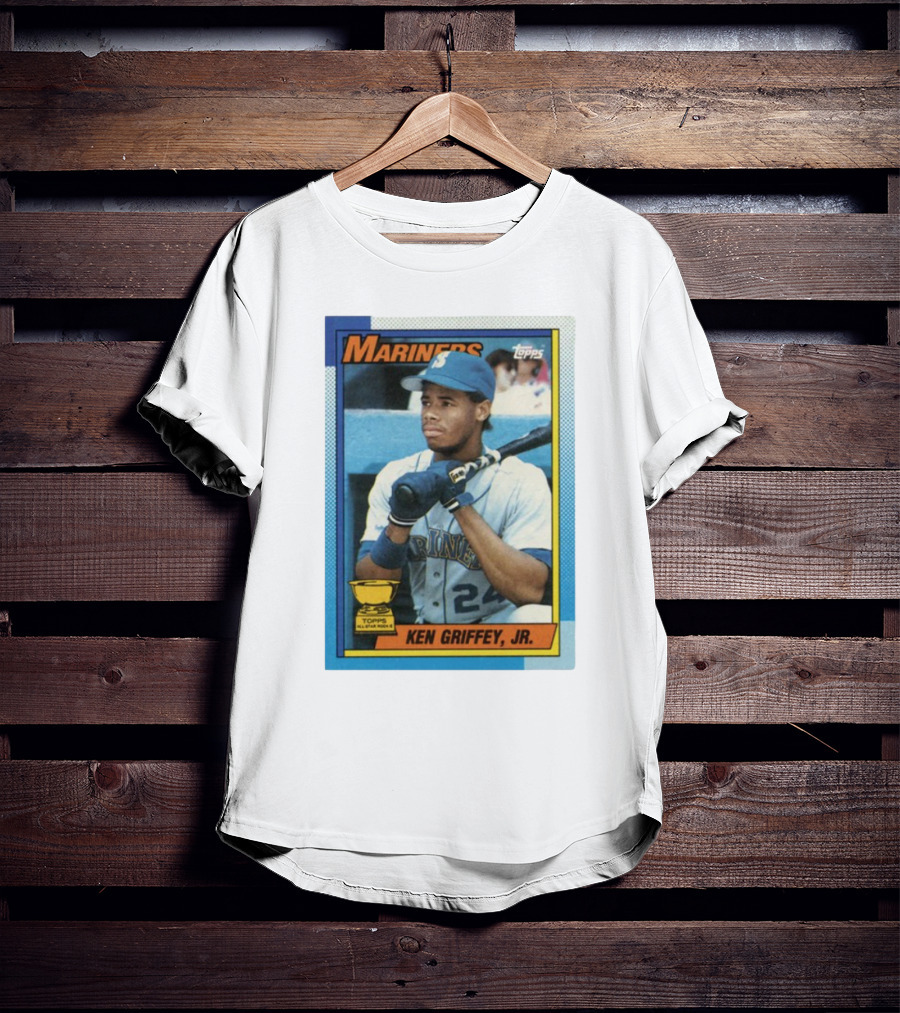 Mariners Ken Griffey Jr Topps All-Star Rookie Card T-Shirt