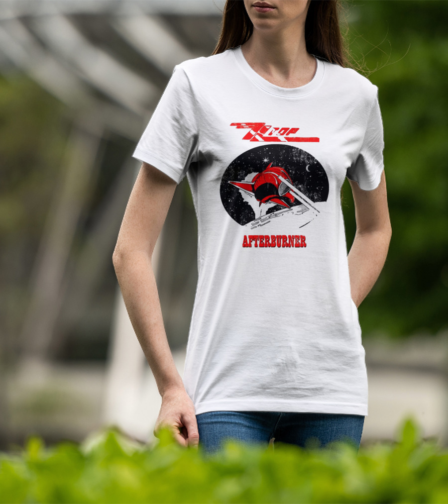 ZZ Top Afterburner Space Theme Retro 1985 T-Shirt
