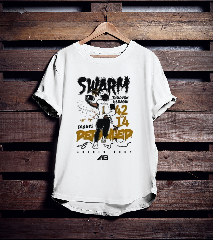 Andrew Body Alabama State University Petanged 42 14 T-Shirt