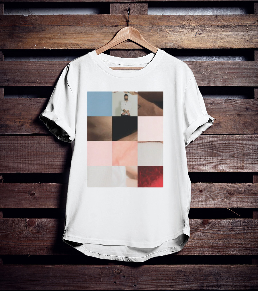 Bon Iver Layout Mosaic Collage T-Shirt
