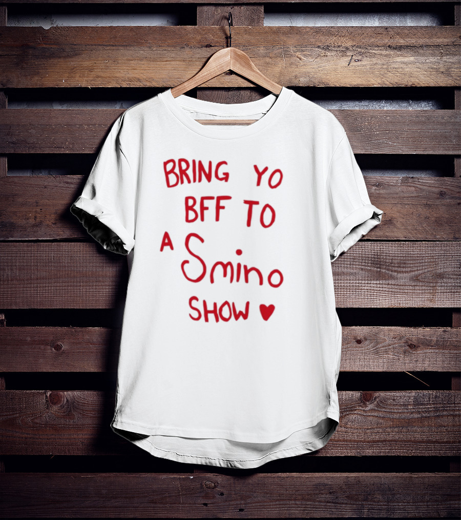 Bring Yo BFF To A Smino Show Fan Merchandise With Heart Design T-Shirt