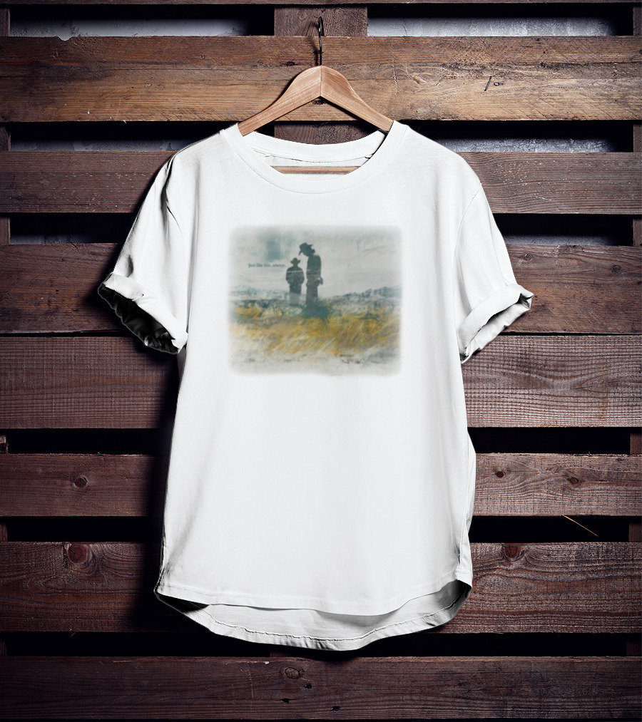 Brokeback Mountain Just Like This Always Cowboy Silhouette Landscape T-Shirt