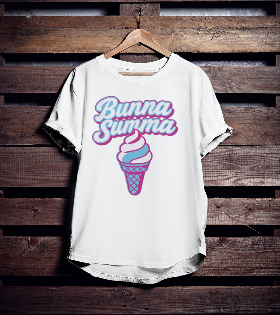 Bunna Summa Ice Cream Cone T-Shirt