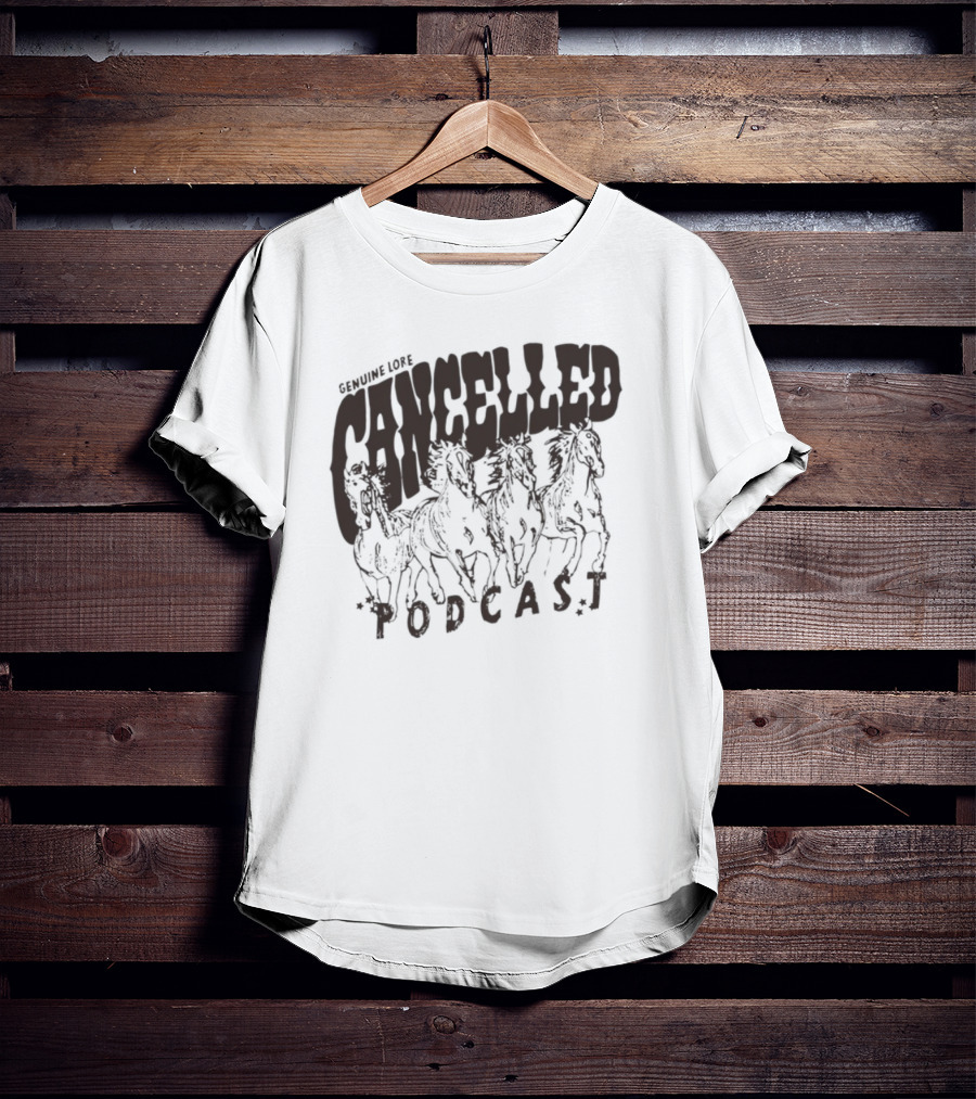 Genuine Cancelled Podcast Lore T-Shirt