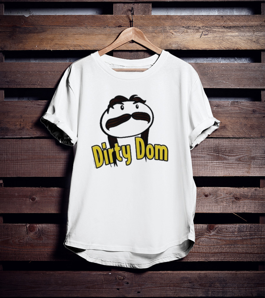 Dirty Dom Hair Illustration T-Shirt