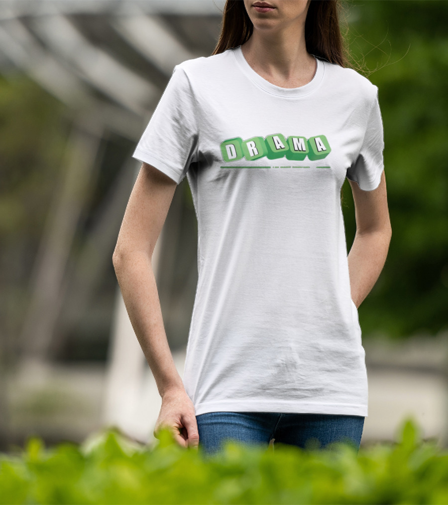 Drama Call Drama Cube Blocks Text T-Shirt