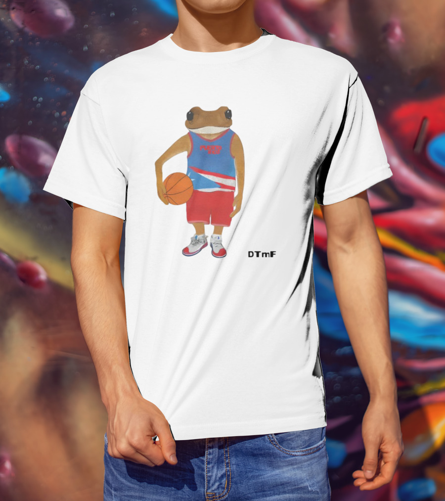 Dtmf Concho Puerto Rico Basketball Frog T-Shirt