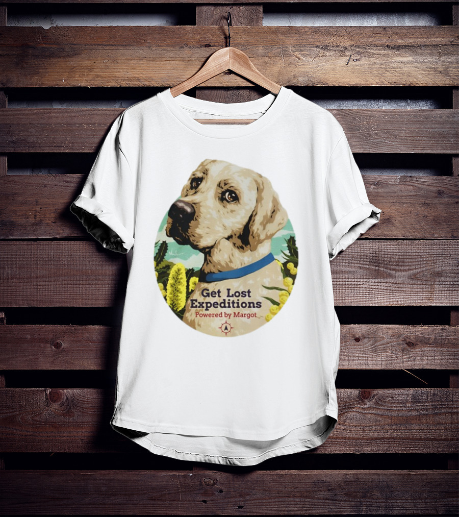 Get Lost Expeditions Powered By Margot Dog Adventure T-Shirt