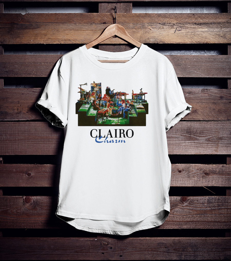 Jeanpiconsuegra Clairo Charm Vintage Band Stage Performance T-Shirt