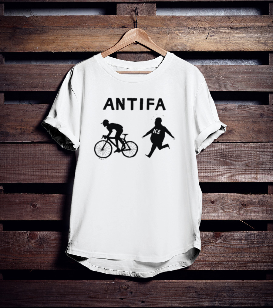 Jesse Duquette Antifa Biker Solidarity Ice Cream Social T-Shirt