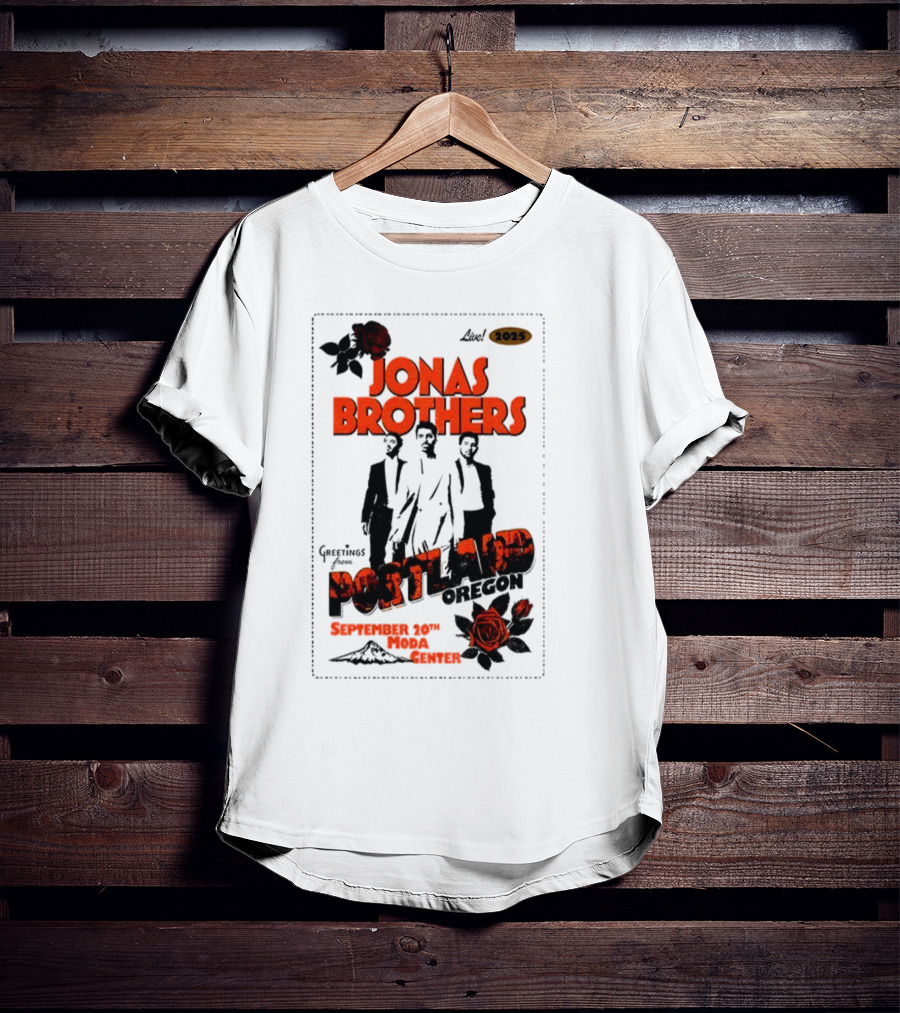 Jonas Brothers Portland Oregon September 20 2023 Moda Center T-Shirt