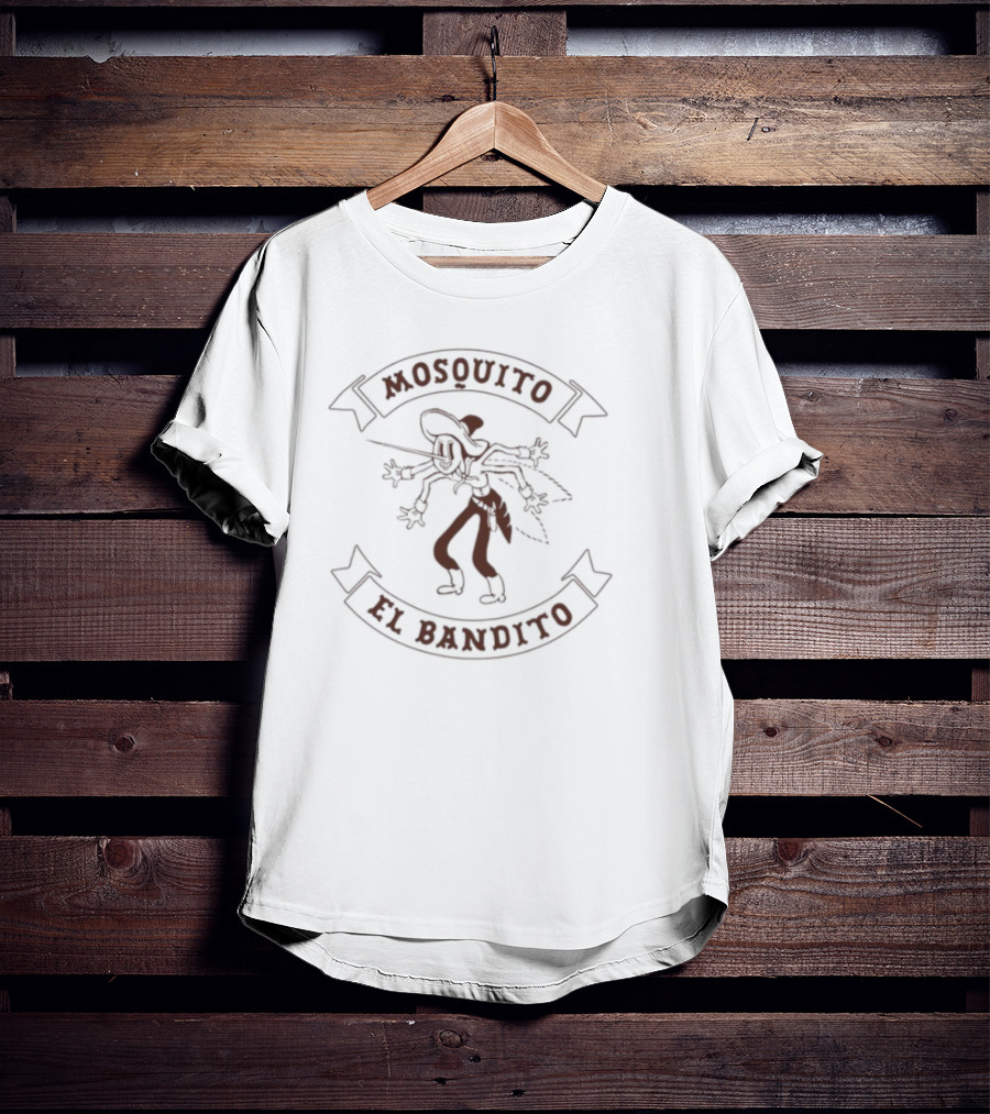 Kaj Mosquito El Bandito Retro Cartoon Style T-Shirt
