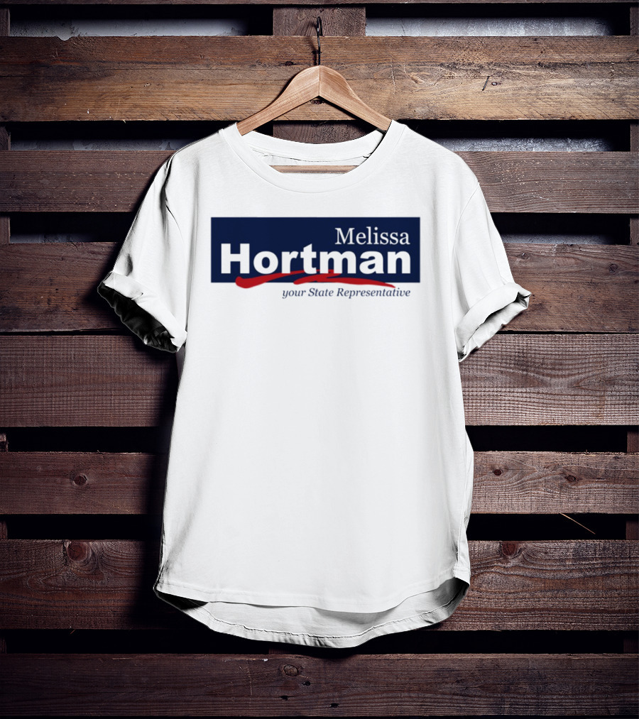Melissa Hortman Your State Representative Red And Blue Typography T-Shirt