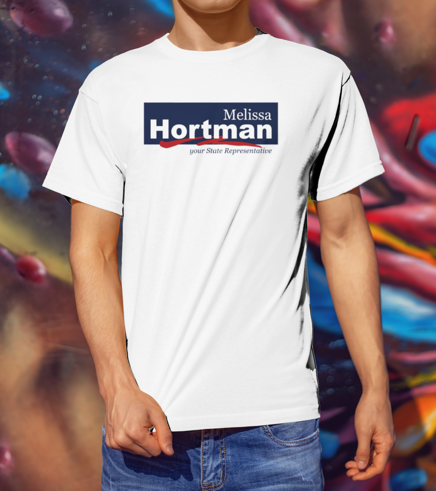 Melissa Hortman Your State Representative Red And Blue Typography T-Shirt