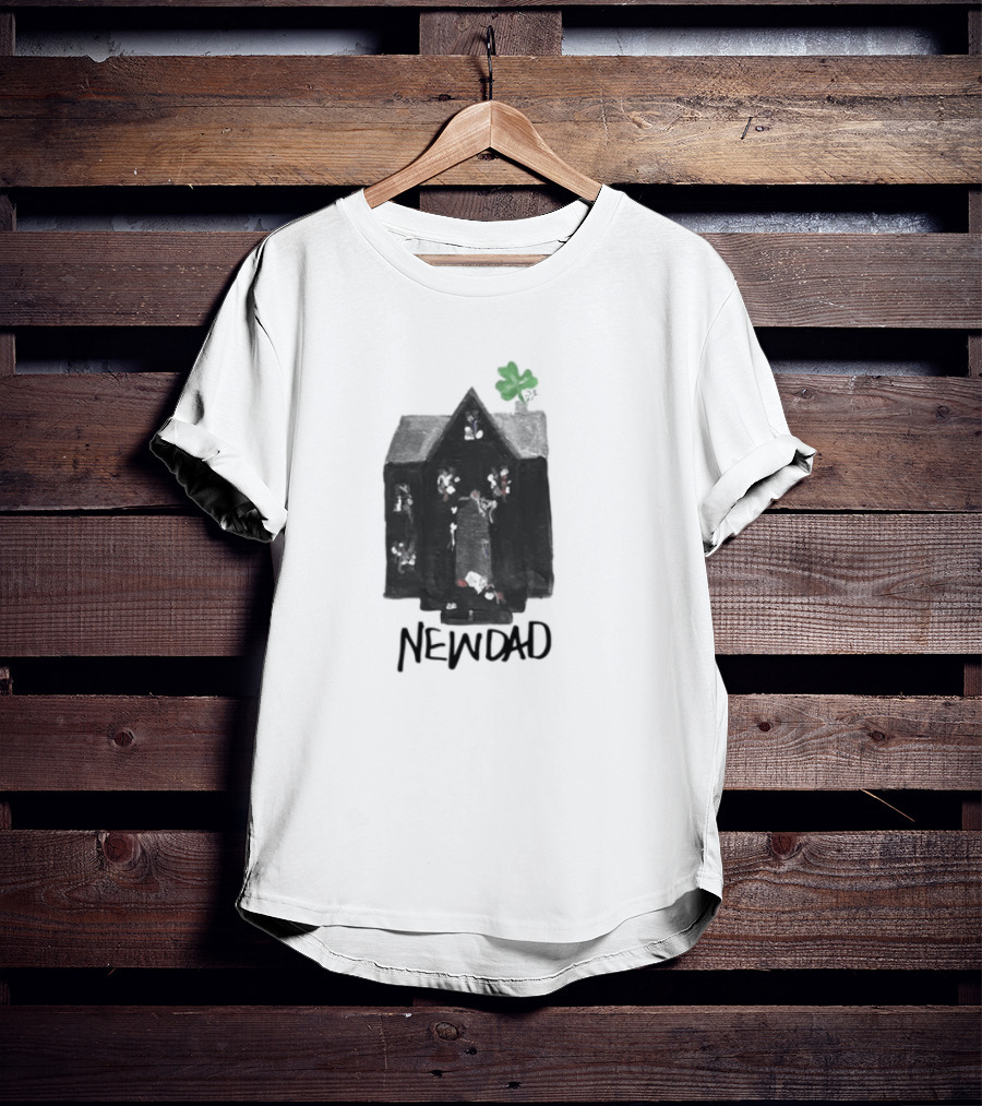 Newdad Altar House With Green Shamrock T-Shirt