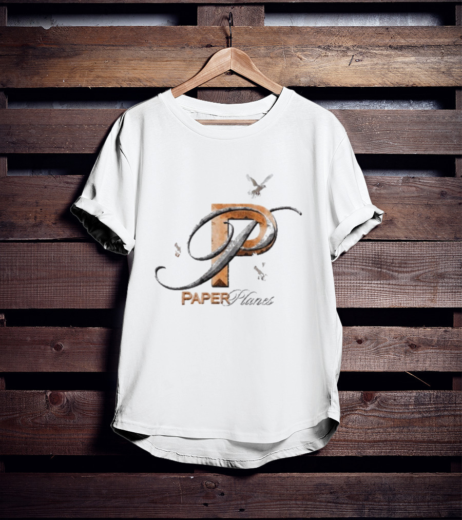Paper Planes P With Doves Flight Elements T-Shirt