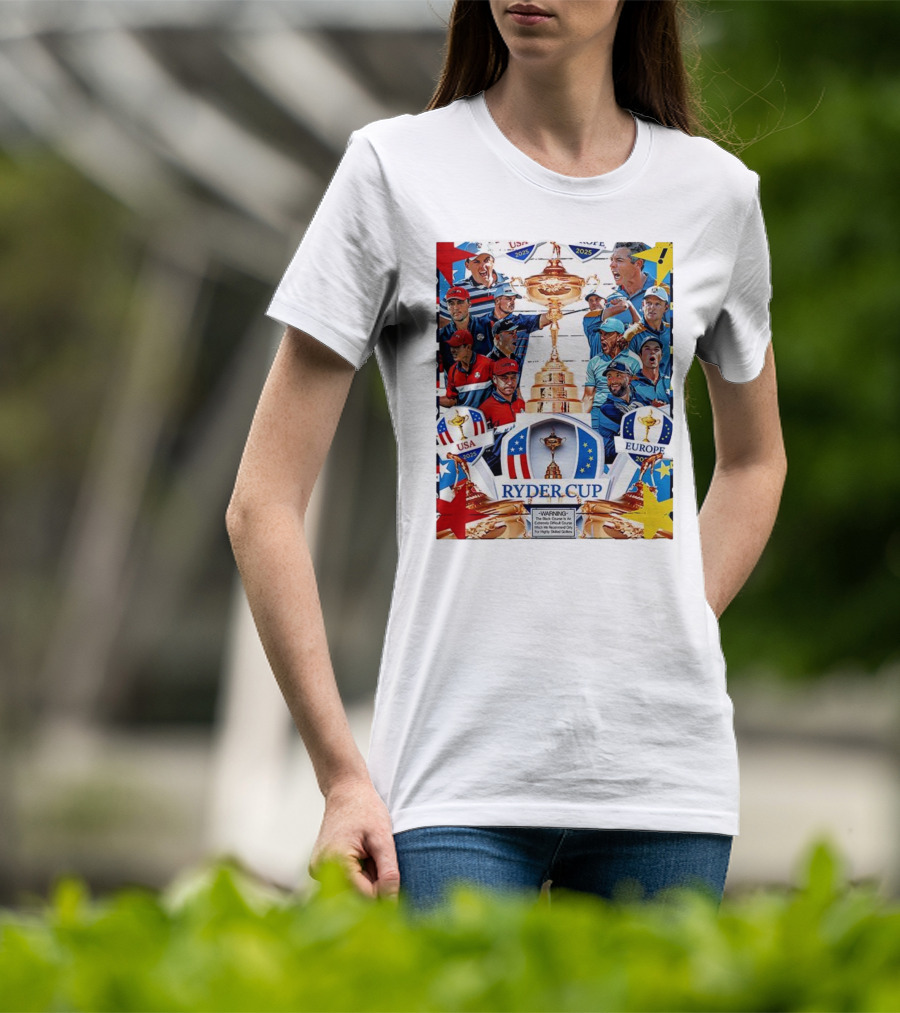 Ryder Cup 2025 USA Vs Europe Golf Tournament Team Challenge T-Shirt