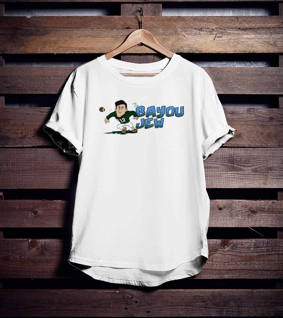 The Bayou Jew Football Player By Jake Retzlaff T-Shirt