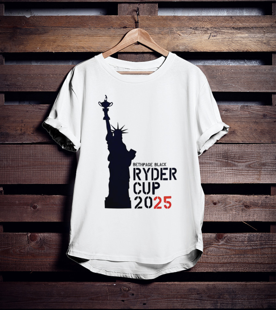 USA Ryder Cup 2025 Liberty Bethpage Black T-Shirt