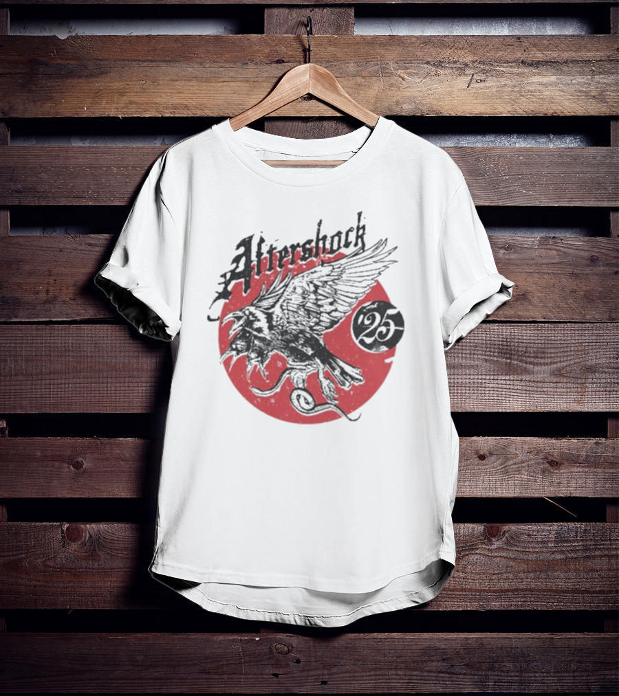 Aftershock Vengeance 25 Flying Eagle Red Moon T-Shirt
