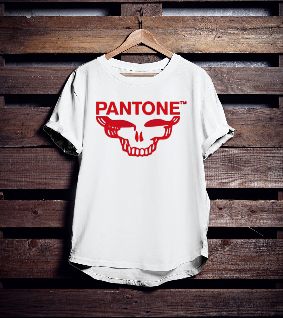 Grateful Red SYF Stealie Pantone Skull Red T-Shirt