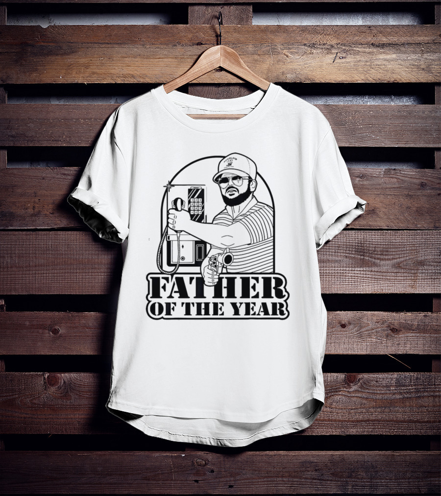 Father Of The Year Gary Plauche Illustration T-Shirt