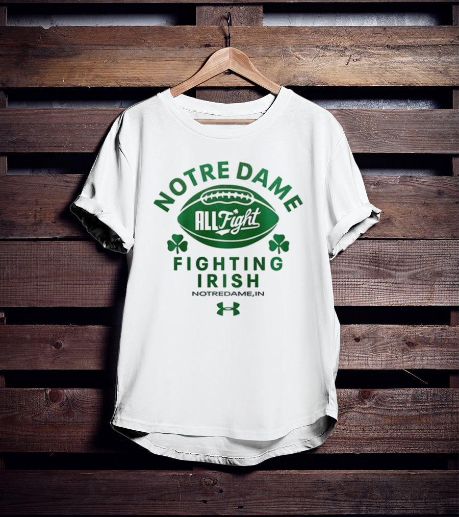 Notre Dame Fighting Irish All Fight Football NotreDameB.I.N Under Armour T-Shirt