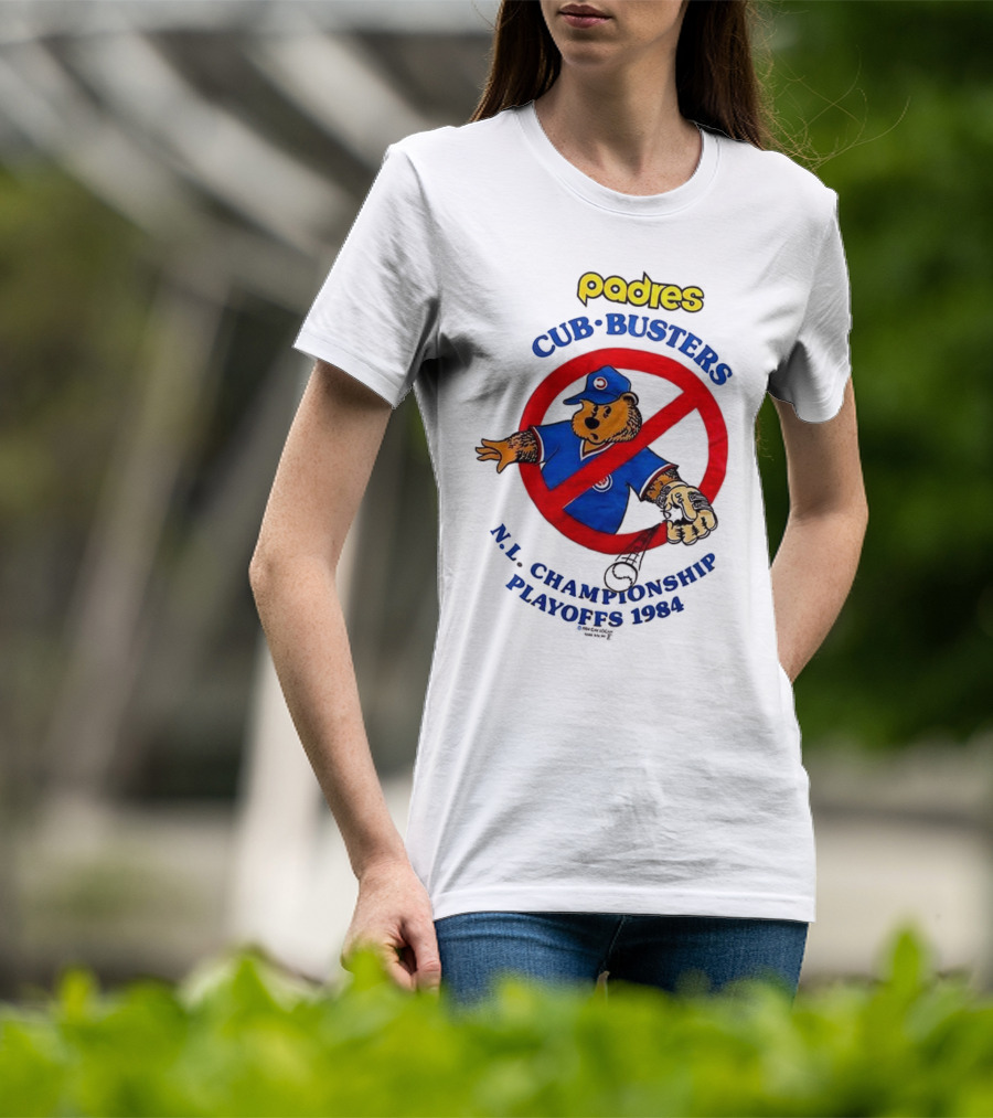 Padres Cub Busters NL Championship Playoffs 1984 T-Shirt