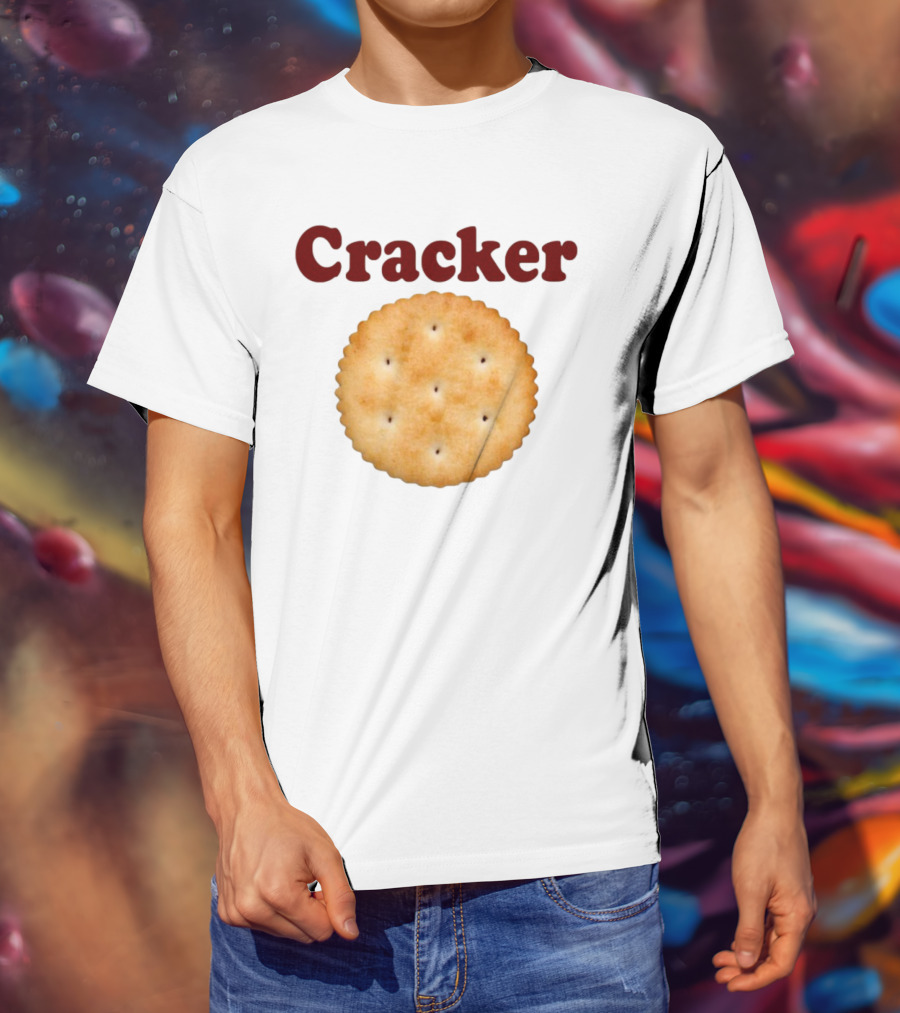Cracker Biscuit Snack Round Baked Treat T-Shirt