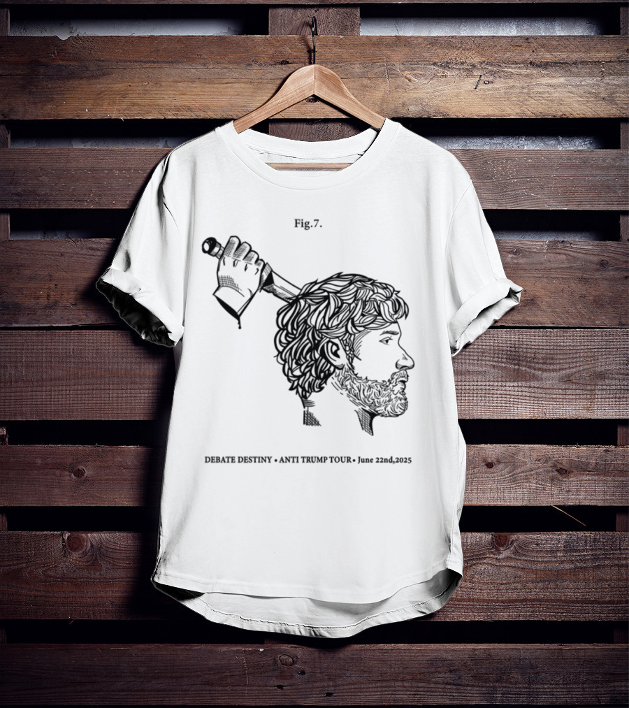 Debate Destiny Badge White Circle Event T-Shirt
