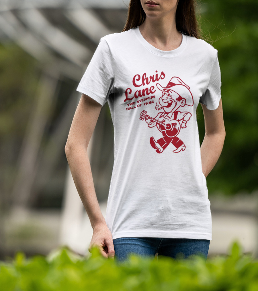 Chris Lane Two Steppers Hall Of Fame Cowboy Player T-Shirt
