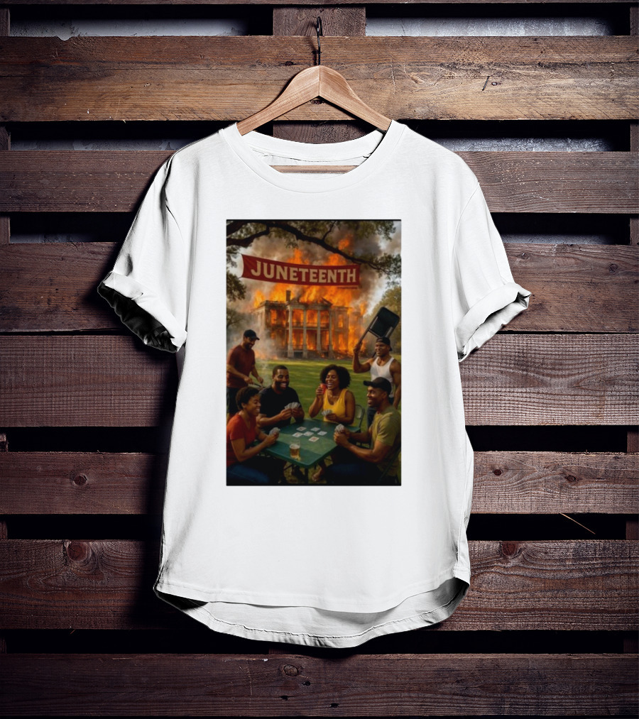 Juneteenth La Plantation Fire Historic Juneteenth Celebration T-Shirt