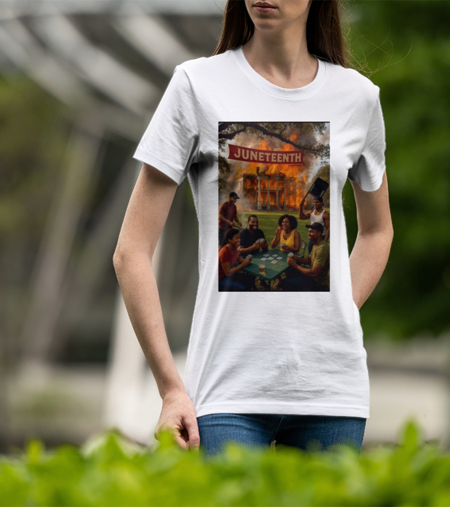 Juneteenth La Plantation Fire Historic Juneteenth Celebration T-Shirt