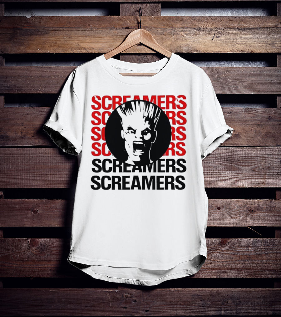Screamers Demos Album Punk Iconic Silhouette T-Shirt