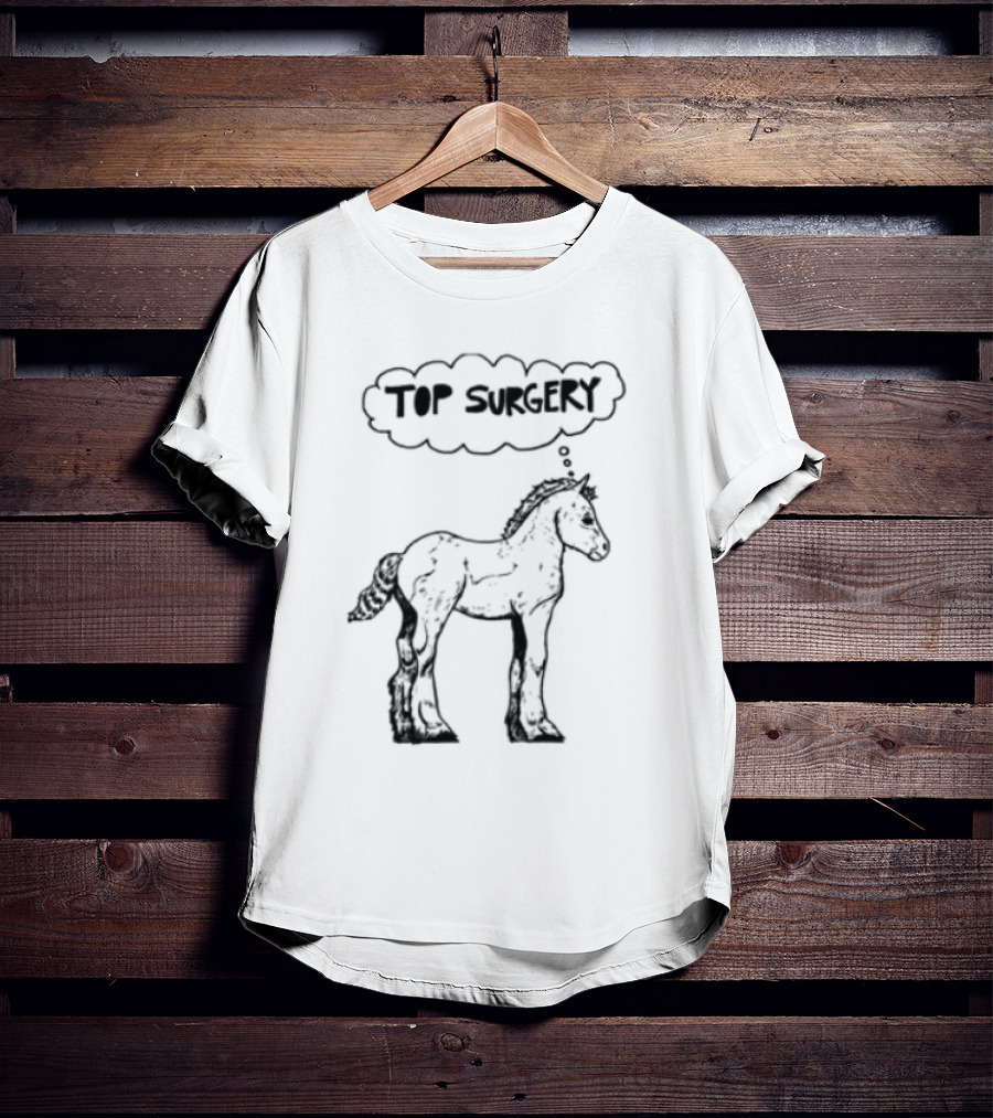 Oatmilklady Top Surgery Pony Graphic T-Shirt