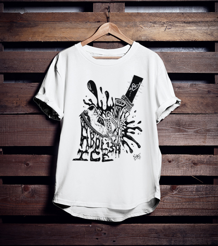 Punkwithacamera Abolish Ice Wildly Vibrant Music And Art Fusion T-Shirt