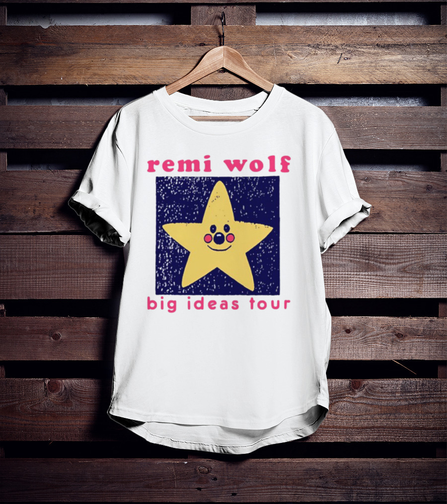 Remi Wolf Big Ideas Tour Smiling Star T-Shirt