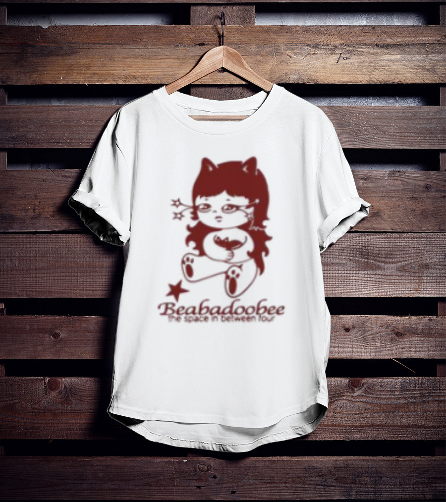 Beabadoobee The Space In Between Tour Cat Ears Character This Is How Tomorrow Moves T-Shirt