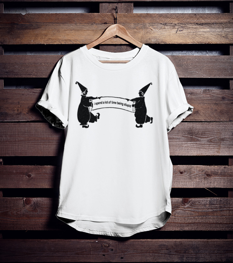 Dogecore I Spend A Lot Of Time Being Stupid Funny Meme Doge With Wizard Hats T-Shirt