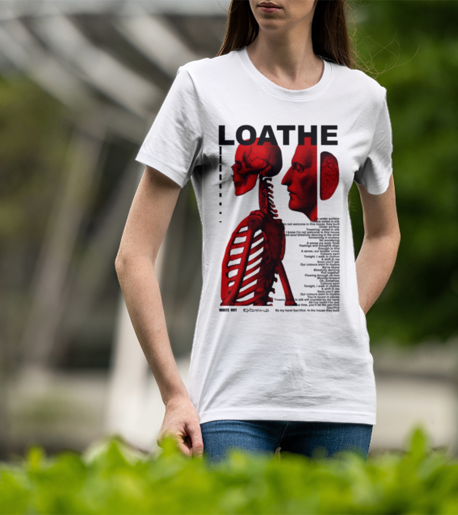 Loathe Anatomy Skull And Brain Illustration T-Shirt