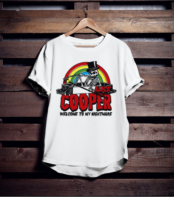 Alice Cooper Welcome To My Nightmare Rainbow Edition T-Shirt