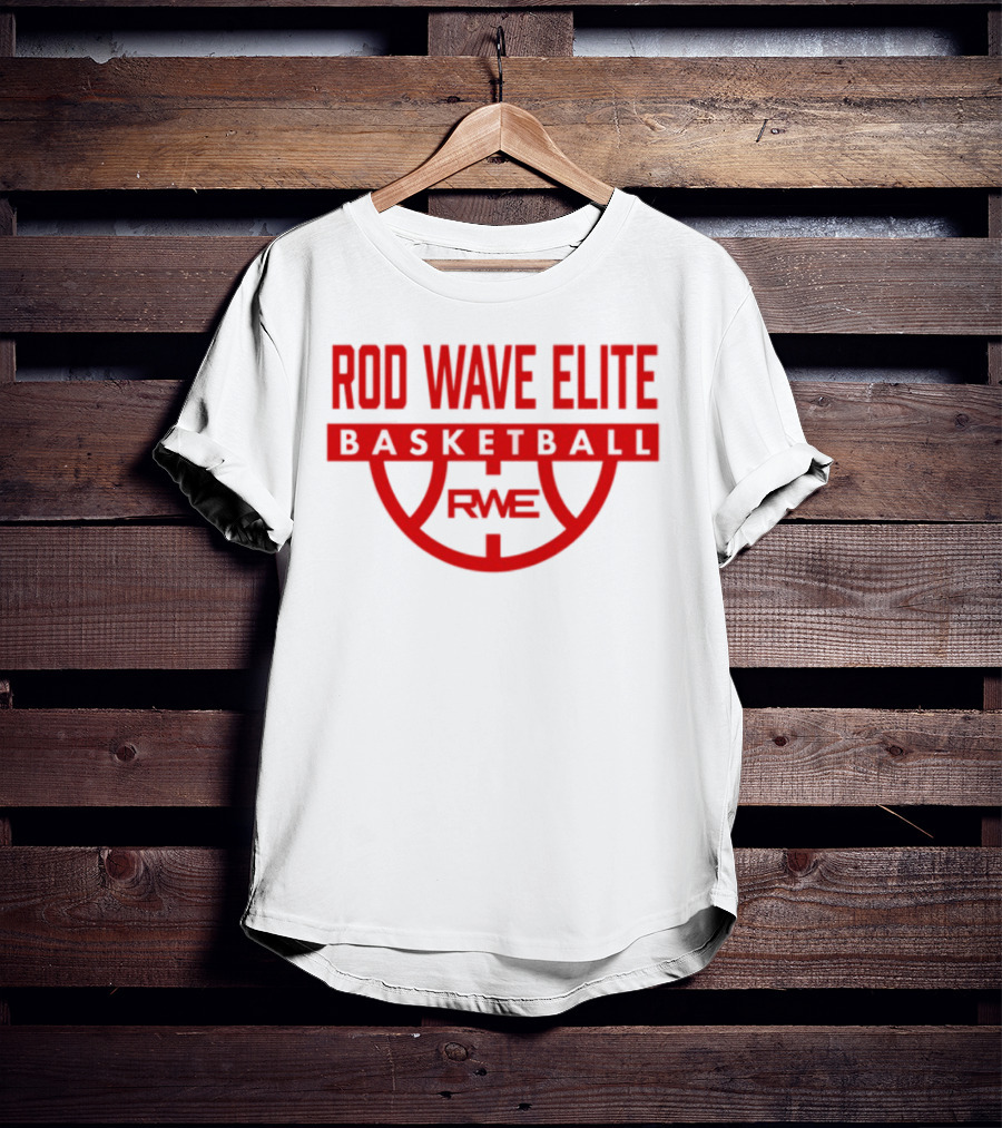 Rod Wave Elite Basketball RWE Performance White T-Shirt