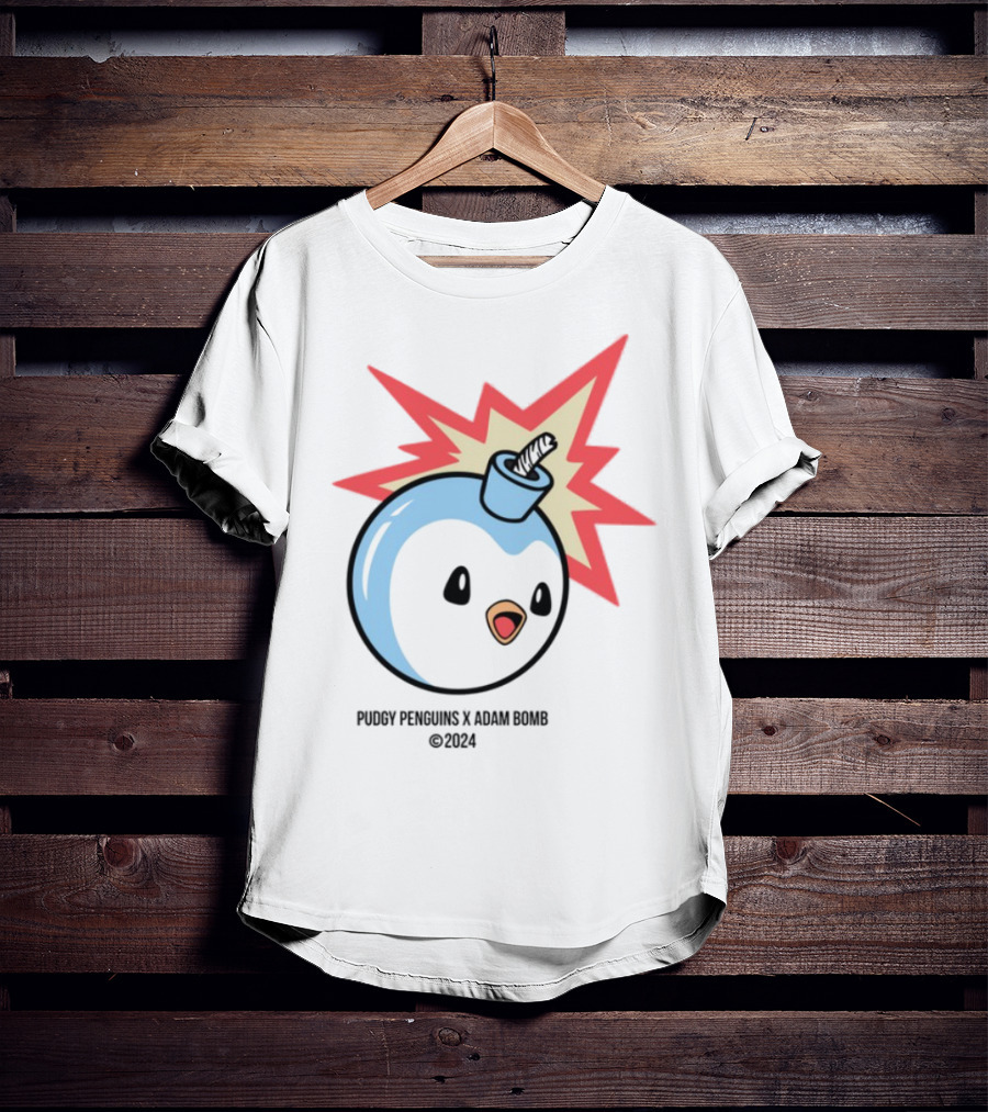 The Hundreds Pudgy Penguins Adam Bomb Collaboration 2023 T-Shirt