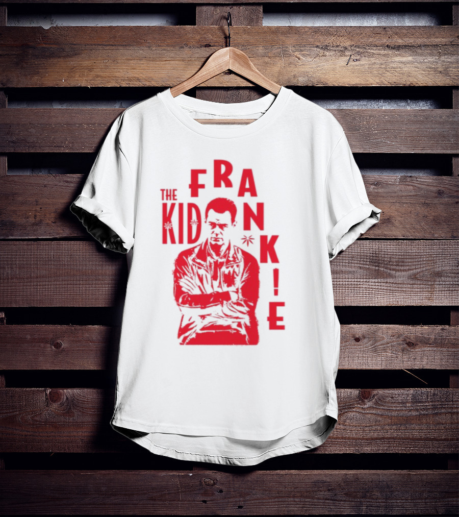 The Kid Frankie Kush Red Bold Text Outline T-Shirt