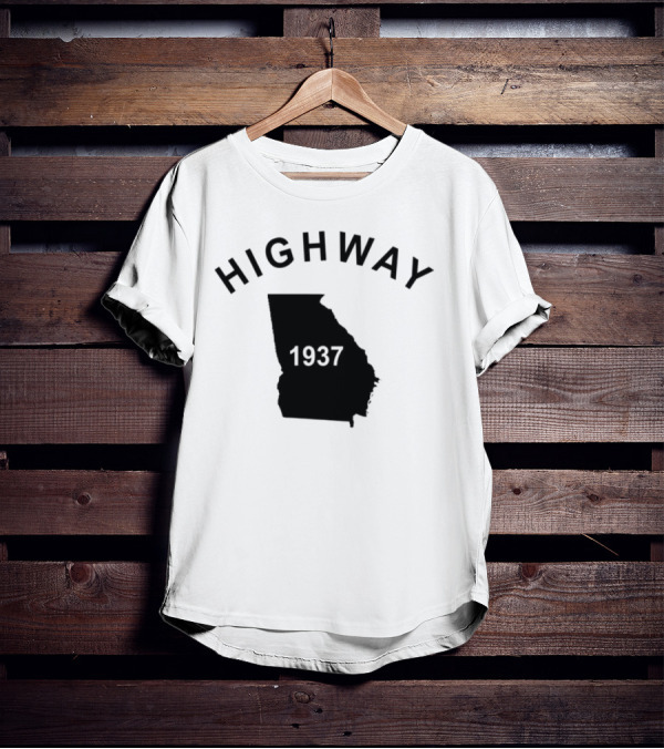 Highway 1937 Georgia Map Design Tyrus T-Shirt
