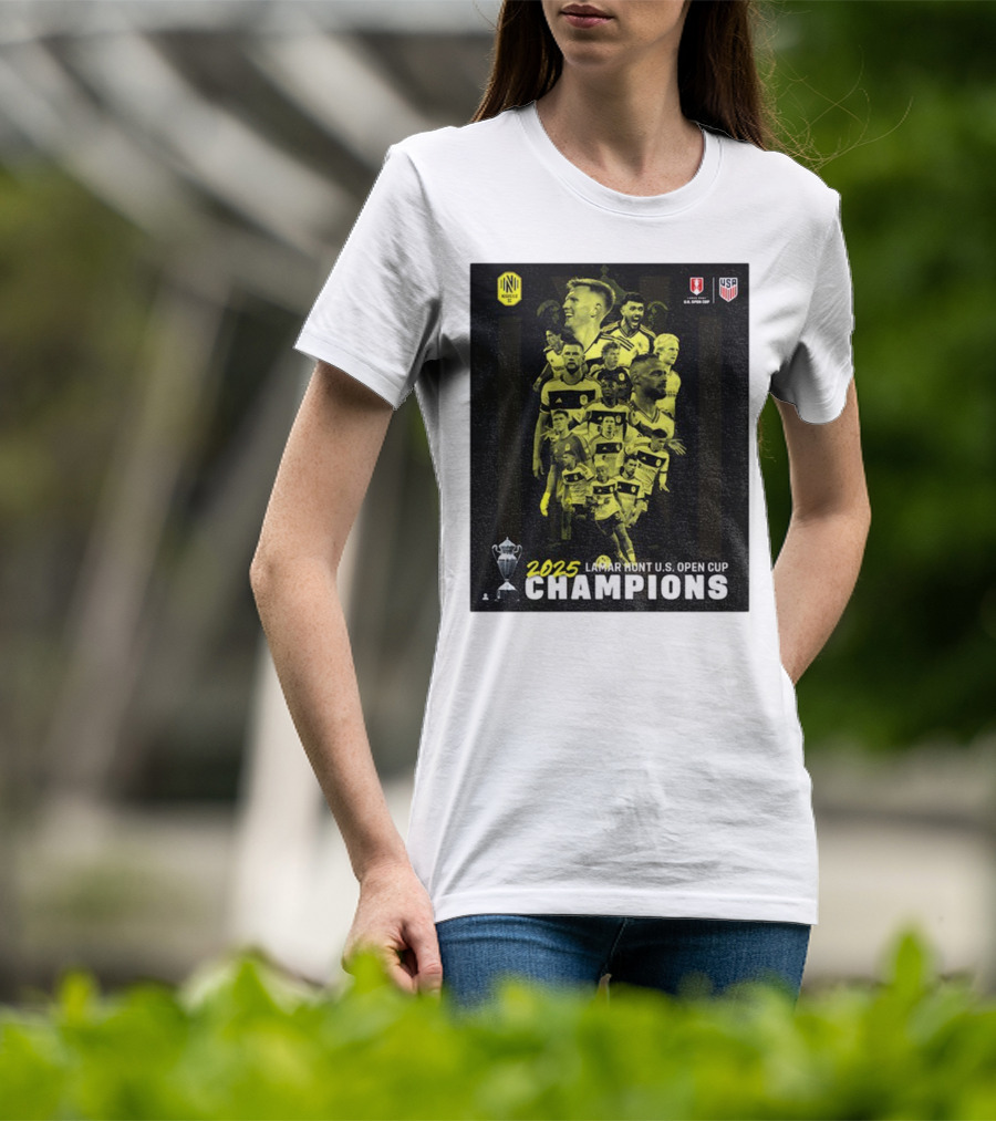 Nashville SC 2025 Lamar Hunt U.S. Open Cup Champions T-Shirt
