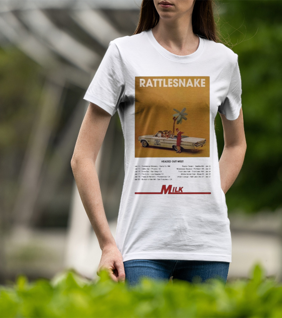 Rattlesnake Milk Feels So Good Headed Out West Tour 2026 T-Shirt