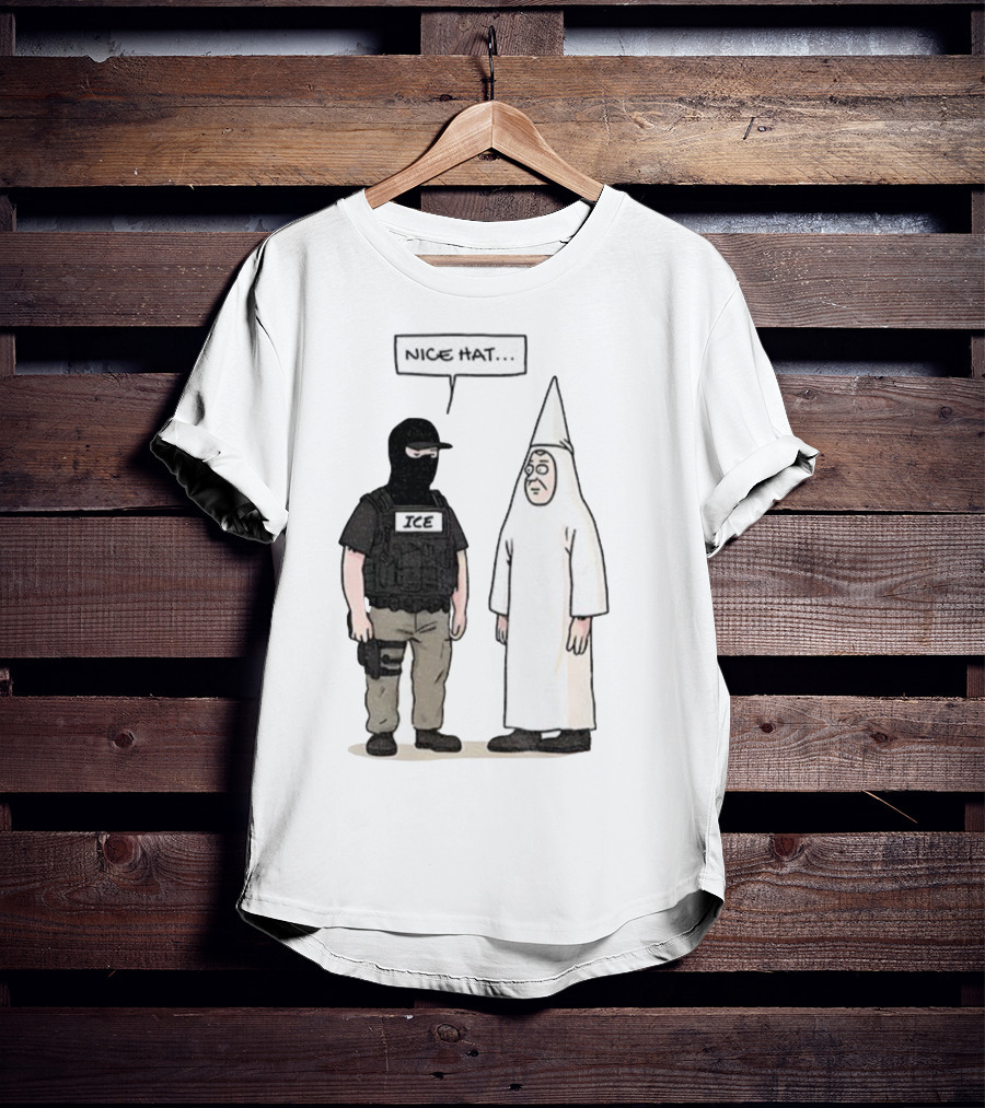 Subtle Fuck Trump Fuck ICE Nice Hat T-Shirt