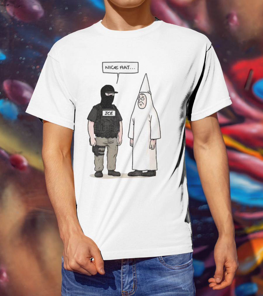 Subtle Fuck Trump Fuck ICE Nice Hat T-Shirt